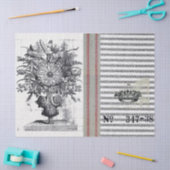 Papier de soie de soie de coutil de jardin de jute (Artisanat)