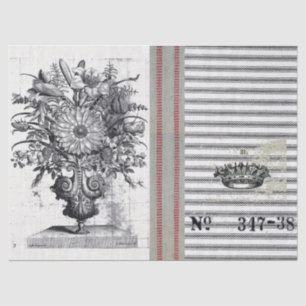 Papier de soie de soie de coutil de jardin de jute