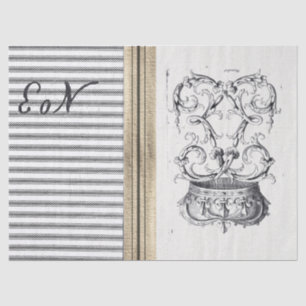 Papier de soie de soie de coutil de toile de jute