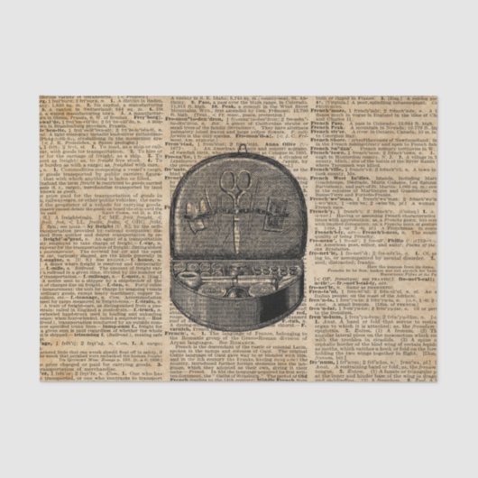 Papier de soie de soie de couture de l'art 10lb de (Recto)