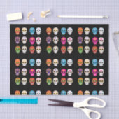 Papier de soie de soie de crâne de sucre (Artisanat)