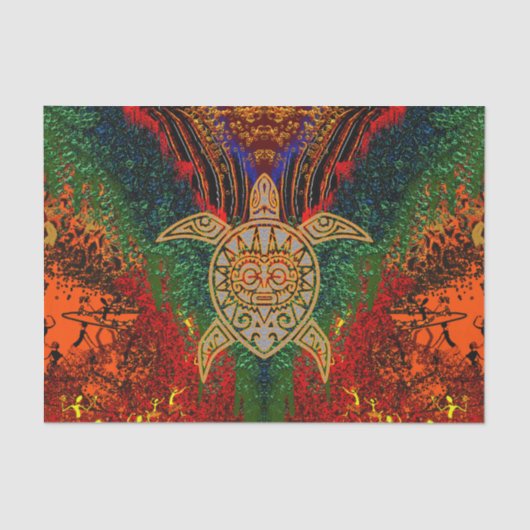 Papier de soie de soie de culte de tortue (Recto)