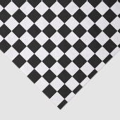 Papier de soie de soie de damier (Détail)