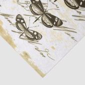 Papier de soie de soie de Decoupage de collage de (Détail)