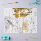 Papier de soie de soie de Decoupage de collage de (Artisanat)