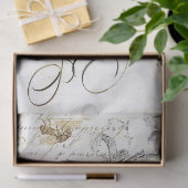 Papier de soie de soie de Decoupage de manuscrit (Cadeau)