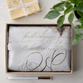 Papier de soie de soie de Decoupage de manuscrit (Cadeau)