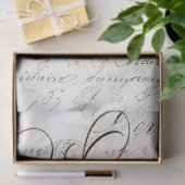 Papier de soie de soie de Decoupage de manuscrit (Cadeau)