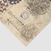 Papier de soie de soie de Decoupage de papillon de (Détail)