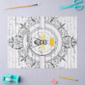 Papier de soie de soie de Decoupage de reine des (Artisanat)