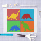 Papier de soie de soie de dinosaure de jouet (Artisanat)