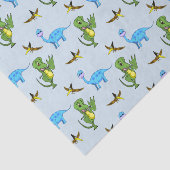 Papier de soie de soie de dinosaures (Détail)