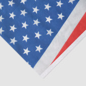 Papier de soie de soie de drapeau américain (Détail)