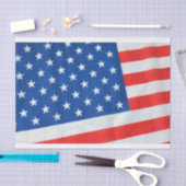 Papier de soie de soie de drapeau américain (Artisanat)
