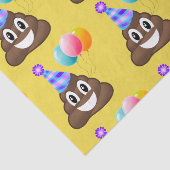 Papier de soie de soie de dunette d'Emoji de fête (Détail)