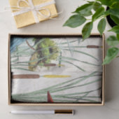 Papier de soie de soie de faune d'étang de Cattail (Cadeau)