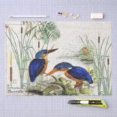 Papier de soie de soie de faune d'étang de Cattail (Artisanat)
