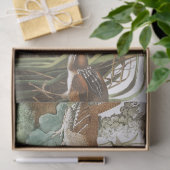 Papier de soie de soie de faune d'oiseaux de nid (Cadeau)