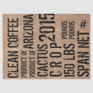 Papier de soie de soie de fauteuil poire de café