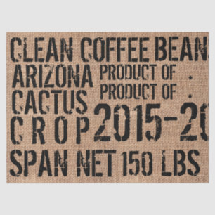 Papier de soie de soie de fauteuil poire de café -