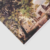 Papier de soie de soie de fenaison americana (Détail)