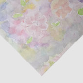 Papier de soie de soie de fleur d'aquarelle (Détail)