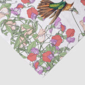 Papier de soie de soie de fleur de pois doux (Détail)