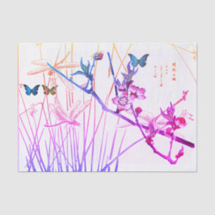 PAPIER DE SOIE DE SOIE DE FLEURS DE CERISIER
