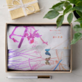 PAPIER DE SOIE DE SOIE DE FLEURS DE CERISIER (Cadeau)