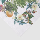 Papier de soie de soie de fleurs d'oiseaux de (Détail)