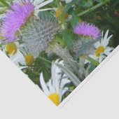 Papier de soie de soie de fleurs sauvages (Détail)