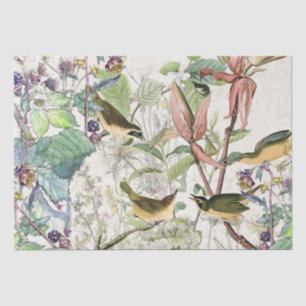 Papier de soie de soie de fleurs sauvages