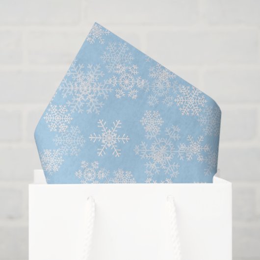 Papier de soie de soie de flocons de neige de (Sac cadeau)
