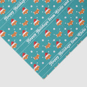 Papier de soie de soie de Fox de Noël (Détail)