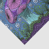 Papier de soie de soie de galaxie de champignon (Détail)