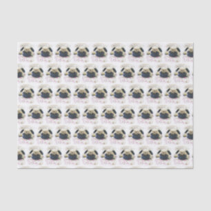 Papier de soie de soie de giftwrap de chien de