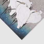 Papier de soie de soie de GRUES (Détail)