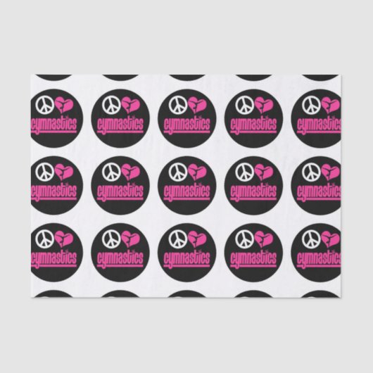 Papier de soie de soie de gymnastique fait sur (Recto)