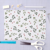 Papier de soie de soie de houx de vacances (Artisanat)