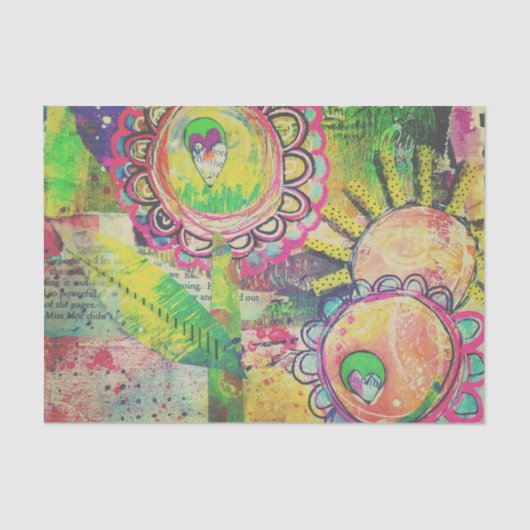 Papier de soie de soie de jardin d'agrément de (Recto)