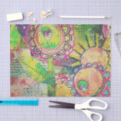 Papier de soie de soie de jardin d'agrément de (Artisanat)