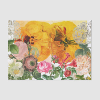 Papier de soie de soie de JARDIN de PENSÉES ET de