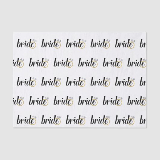 Papier de soie de soie de jeune mariée (Recto)