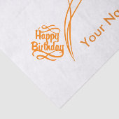 papier de soie de soie de joyeux anniversaire de (Détail)