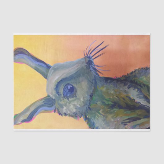 Papier de soie de soie de lapin de Pâques (Recto)