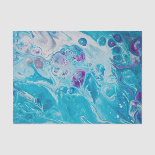 Papier de soie de soie de l'eau de sirène (Recto)