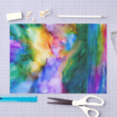 Papier de soie de soie de lever de soleil d'art (Artisanat)