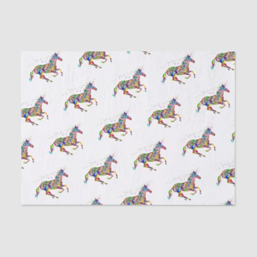 Papier de soie de soie de licorne (Recto)