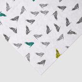 Papier de soie de soie de loups d'hurlement (Détail)