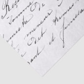 Papier de soie de soie de manuscrit (Détail)